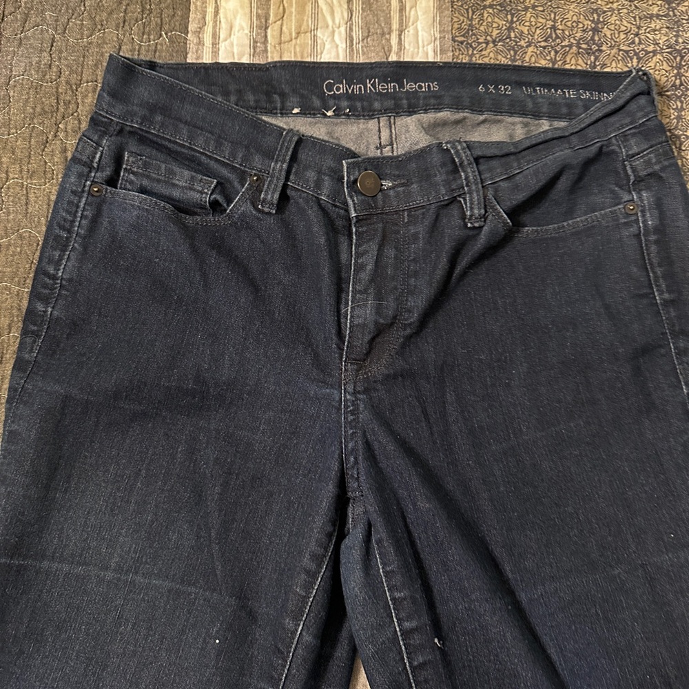 Calvin Klein Ultimate Skinny Jeans in Deep Indigo
